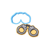 Handcuffs Cookie Cutter | Stamp | Stencil #1 Boys/ Army / Outdoorsman Cookie Cutter Lady MINI - 2 Inches (5cm) Cookie Cutter ONLY (Outline) 