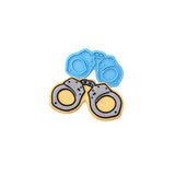 Handcuffs Cookie Cutter | Stamp | Stencil #1 Boys/ Army / Outdoorsman Cookie Cutter Lady 