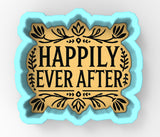 a picture of a sign that says happily ever after