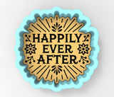 a picture of a sign that says happily ever after