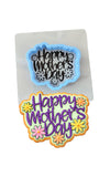 Happy Mother's Day Flowers Cookie Cutter | Stamp | Stencil Animals & Dinosaurs Cookie Cutter Lady MINI - 2 Inches (5cm) **BUNDLE** Cutter + Stencil 
