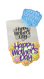 Happy Mother's Day Flowers Cookie Cutter | Stamp | Stencil Animals & Dinosaurs Cookie Cutter Lady 
