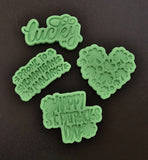 Happy St. Patrick's Day Cookie Cutter | Stamp | Stencil #2 St Pats / July 4th Cookie Cutter Lady 