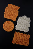 Happy Thanksgiving Text Cookie Cutter | Stamp | Stencil Halloween / Fall Cookie Cutter Lady 
