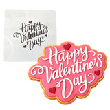 Happy Valentine's Day Heart Cookie Cutter | Stamp | Stencil #1 Wedding / Baby / V Day Cookie Cutter Lady MINI - 2 Inches (5cm) Stencil ONLY 