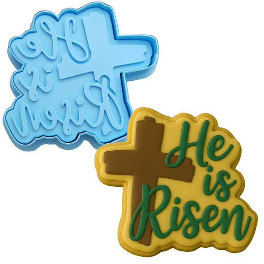 He is Risen Cookie Cutter | Stamp | Stencil #2 Easter / Spring / Flower Cookie Cutter Lady 