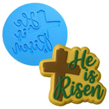 He is Risen Cookie Cutter | Stamp | Stencil #2 Easter / Spring / Flower Cookie Cutter Lady 