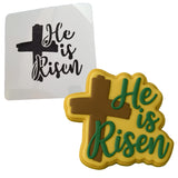 He is Risen Cookie Cutter | Stamp | Stencil #2 Easter / Spring / Flower Cookie Cutter Lady 
