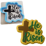 He is Risen Cookie Cutter | Stamp | Stencil #2 Easter / Spring / Flower Cookie Cutter Lady 