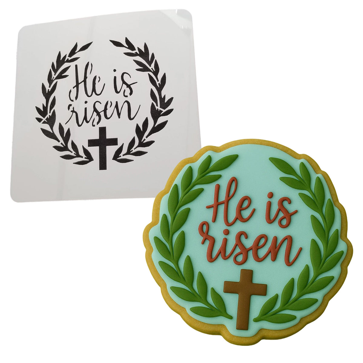 He is Risen Cookie Cutter | Stamp | Stencil #3 Easter / Spring / Flower Cookie Cutter Lady 