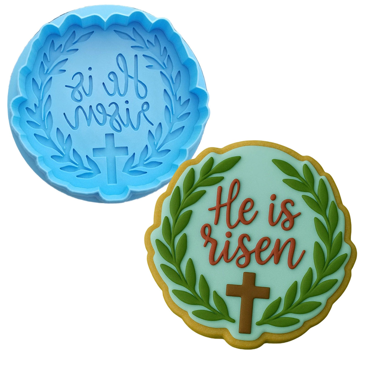 He is Risen Cookie Cutter | Stamp | Stencil #3 Easter / Spring / Flower Cookie Cutter Lady 