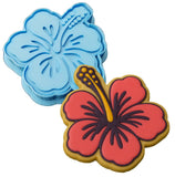 Hibiscus Cookie Cutter Outline & Stamp #2 Easter / Spring / Flower Cookie Cutter Lady 