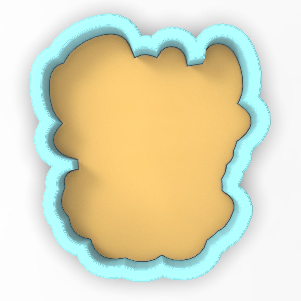 Highland Cow Irish Hat 1 Cookie Cutter | Stamp | Stencil - SHARP EDGES - FAST Shipping - Choose Your Own Size! #1