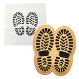 Hiking Boot Imprints Cookie Cutter | Stamp | Stencil - SHARP EDGES - FAST Shipping - Choose Your Own Size! #1 Cookie Cutter Lady LITTLE - 3 Inches (7.62cm) Stencil ONLY 
