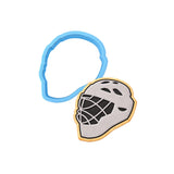 Hockey Lacrosse Helmet Cookie Cutter | Stamp | Stencil #1 sports Cookie Cutter Lady MINI - 2 Inches (5cm) Cookie Cutter ONLY (Outline) 