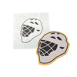 Hockey Lacrosse Helmet Cookie Cutter | Stamp | Stencil #1 sports Cookie Cutter Lady MINI - 2 Inches (5cm) Stencil ONLY 