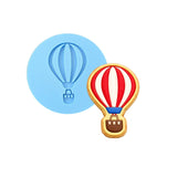 Hot Air Balloon Cookie Cutter | Stamp | Stencil #1 Miscellaneous Cookie Cutter Lady MINI - 2 Inches (5cm) Debosser ONLY 