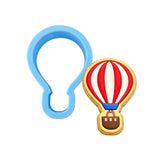 Hot Air Balloon Cookie Cutter | Stamp | Stencil #1 Miscellaneous Cookie Cutter Lady MINI - 2 Inches (5cm) Cookie Cutter ONLY (Outline) 