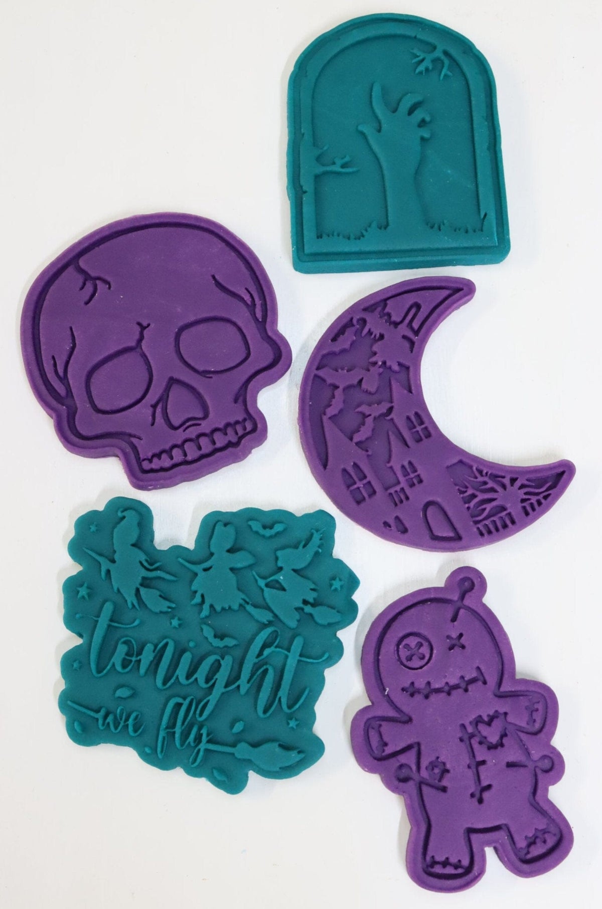 Human Skull Cookie Cutter | Stamp | Stencil #1 Halloween / Fall Cookie Cutter Lady 