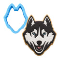 Husky Wolf Cookie Cutter | Stamp | Stencil #1 Animals & Dinosaurs Cookie Cutter Lady MINI - 2 Inches (5cm) Cookie Cutter ONLY (Outline) 