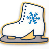 Ice Skate Cookie Cutter Stamp & Outline #1 Xmas / Winter / NYE Cookie Cutter Lady 