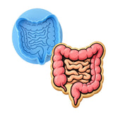 Intestines Cookie Cutter | Stamp | Stencil - SHARP EDGES - FAST Shipping - Choose Your Own Size! #2 Cookie Cutter Lady LITTLE - 3 Inches (7.62cm) **BUNDLE** Cutter + Debosser 