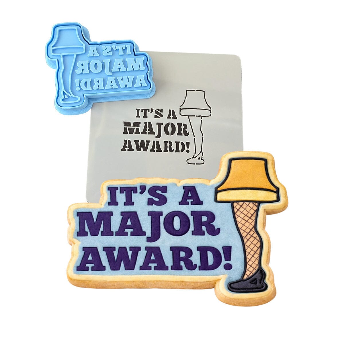 It's a Major Award Cookie Cutter | Stamp | Stencil #1 Xmas / Winter / NYE Cookie Cutter Lady 