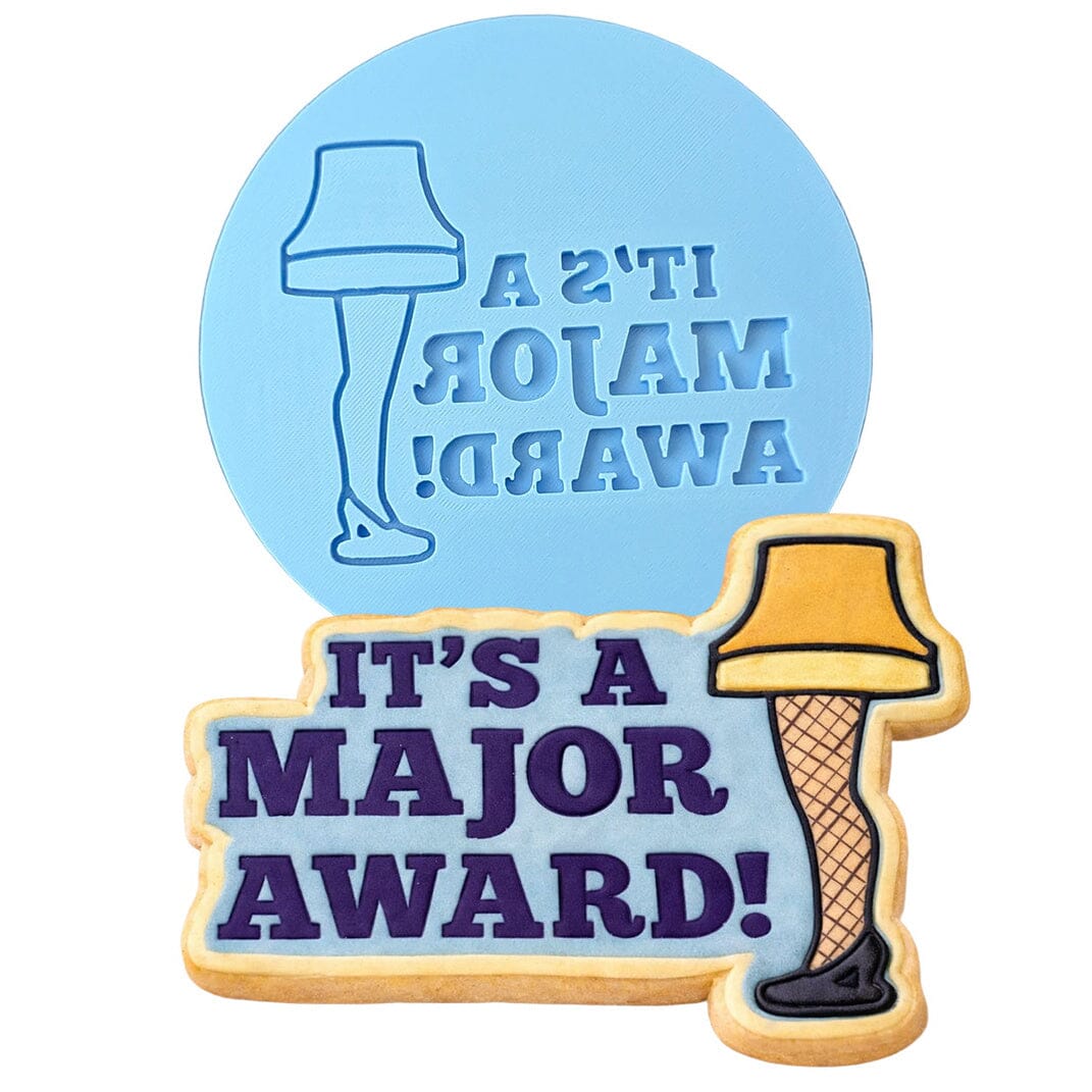 It's a Major Award Cookie Cutter | Stamp | Stencil #1 Xmas / Winter / NYE Cookie Cutter Lady MINI - 2 Inches (5cm) Debosser ONLY 