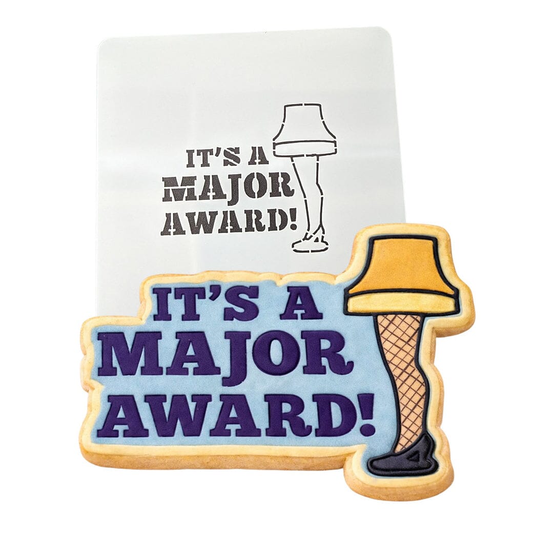 It's a Major Award Cookie Cutter | Stamp | Stencil #1 Xmas / Winter / NYE Cookie Cutter Lady MINI - 2 Inches (5cm) Stencil ONLY 