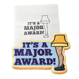 It's a Major Award Cookie Cutter | Stamp | Stencil #1 Xmas / Winter / NYE Cookie Cutter Lady MINI - 2 Inches (5cm) Stencil ONLY 