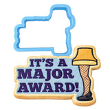 It's a Major Award Cookie Cutter | Stamp | Stencil #1 Xmas / Winter / NYE Cookie Cutter Lady MINI - 2 Inches (5cm) Cookie Cutter ONLY (Outline) 