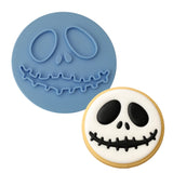 Jack Skeleton Cookie Cutter | Stamp | Stencil #1 Halloween / Fall Cookie Cutter Lady MINI - 2 Inches (5cm) Stamp ONLY 