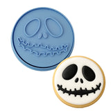 Jack Skeleton Cookie Cutter | Stamp | Stencil #1 Halloween / Fall Cookie Cutter Lady MINI - 2 Inches (5cm) **BUNDLE** Cutter + Stamp 