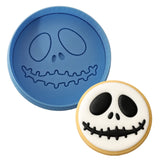 Jack Skeleton Cookie Cutter | Stamp | Stencil #1 Halloween / Fall Cookie Cutter Lady MINI - 2 Inches (5cm) **BUNDLE** Cutter + Debosser 