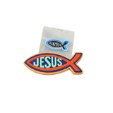 Jesus Fish Cookie Cutter | Stamp | Stencil #1 Easter / Spring / Flower Cookie Cutter Lady MINI - 2 Inches (5cm) **BUNDLE** Cutter + Stencil 