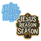 Jesus is the Reason for the Season Cookie Cutter | Stamp | Stencil - SHARP EDGES - FAST Shipping - Choose Your Own Size! #1 Cookie Cutter Lady LITTLE - 3 Inches (7.62cm) Stamp ONLY 