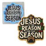 Jesus is the Reason for the Season Cookie Cutter | Stamp | Stencil - SHARP EDGES - FAST Shipping - Choose Your Own Size! #1 Cookie Cutter Lady LITTLE - 3 Inches (7.62cm) Stencil ONLY 
