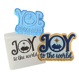 Joy the the World Cookie Cutter | Stamp | Stencil #1 Xmas / Winter / NYE Cookie Cutter Lady 