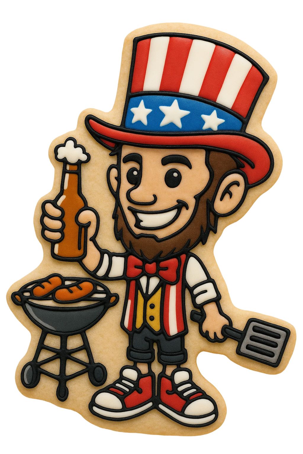 July 4th Presidents Party Cookie Cutter Set | Stamp | Stencil | Debosser St Pats / July 4th Cookie Cutter Lady 