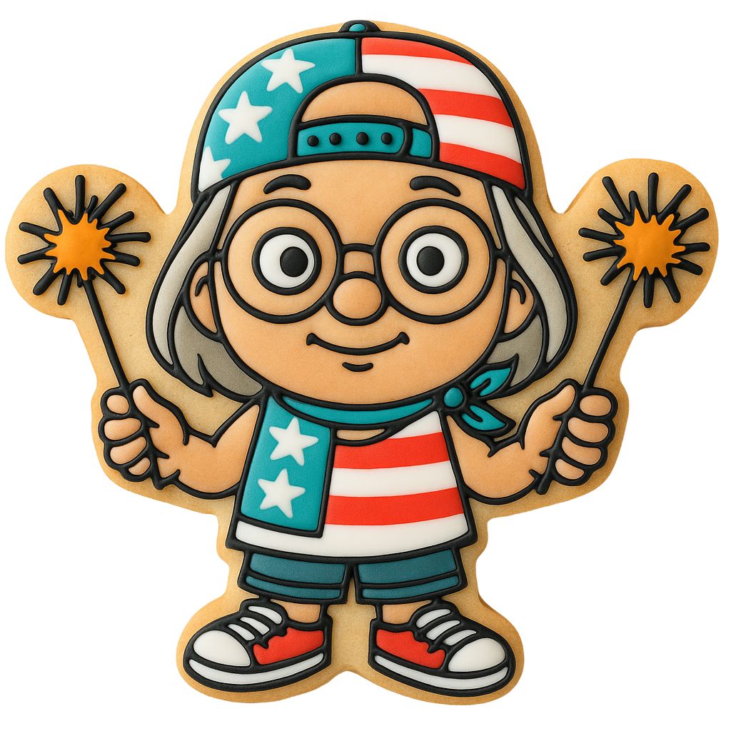 July 4th Presidents Party Cookie Cutter Set | Stamp | Stencil | Debosser St Pats / July 4th Cookie Cutter Lady 