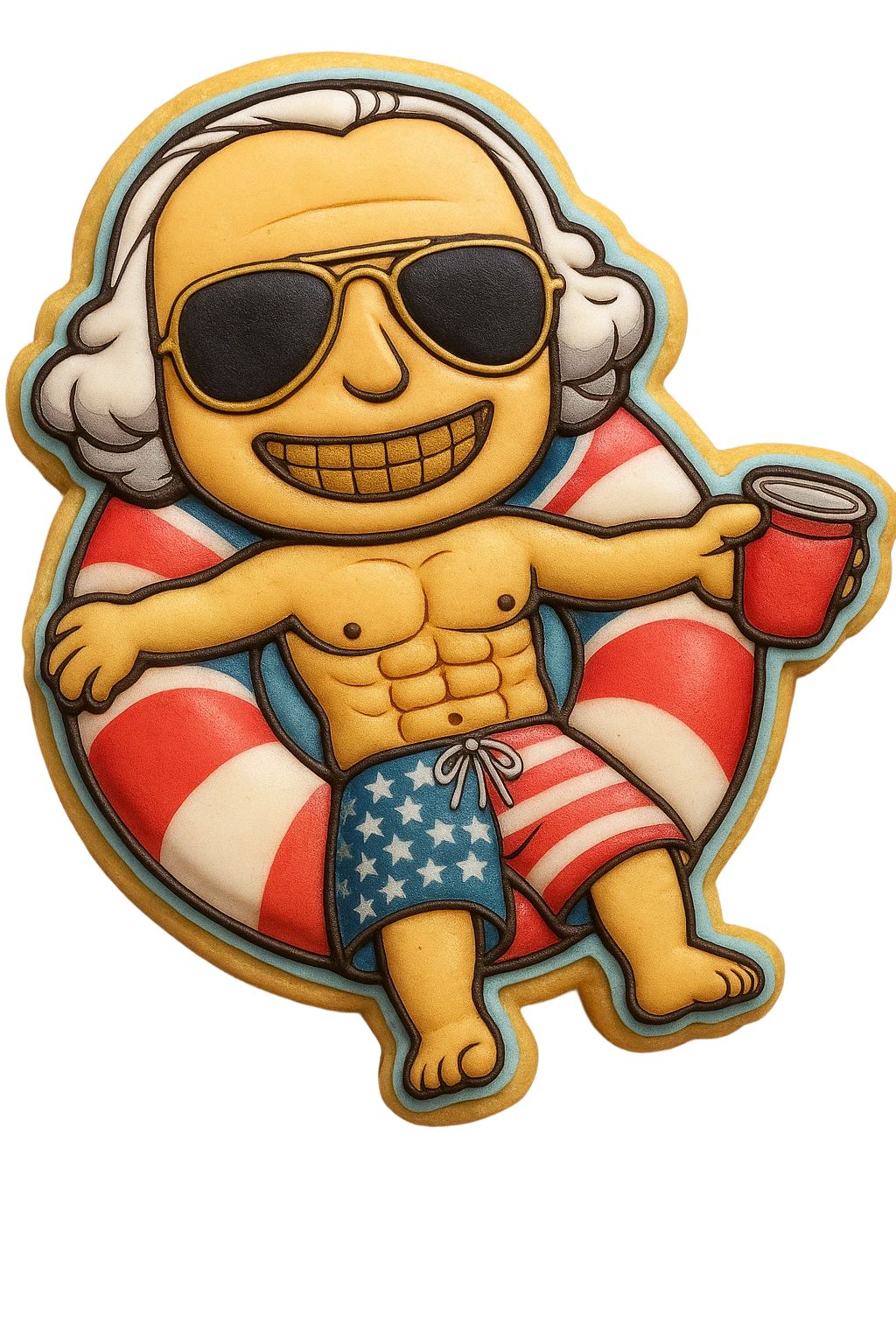 July 4th Presidents Party Cookie Cutter Set | Stamp | Stencil | Debosser St Pats / July 4th Cookie Cutter Lady 