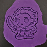 Knife Stabbing Killer Cookie Cutter | Stamp | Stencil - SHARP EDGES - FAST Shipping - Choose Your Own Size! #1 Cookie Cutter Lady 