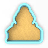 a cookie cutter shaped like a mountain