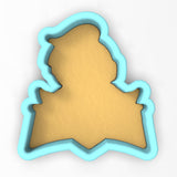 a cookie cutter shaped like a map of the united states