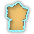 a cookie shaped like a piece of bread