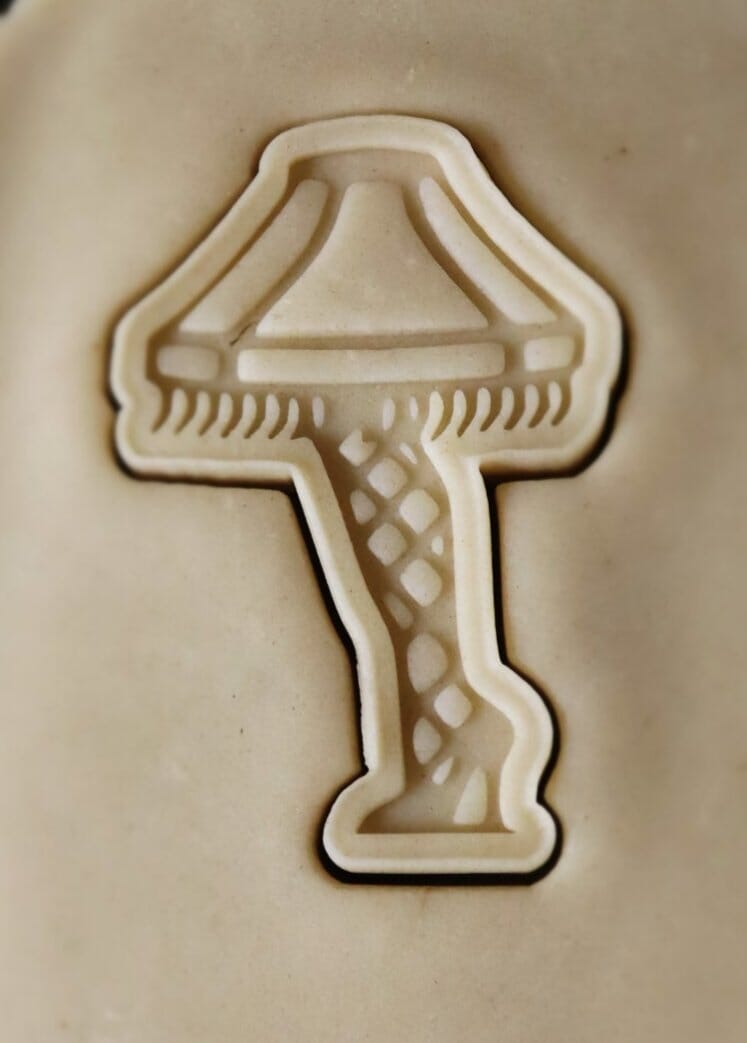 Leg Lamp Cookie Cutter | Stamp | Stencil #1 Xmas / Winter / NYE Cookie Cutter Lady 
