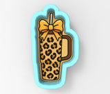 Leopard Print Tall Mug 2 Cookie Cutter | Stamp | Stencil - SHARP EDGES - FAST Shipping - Choose Your Own Size! #1