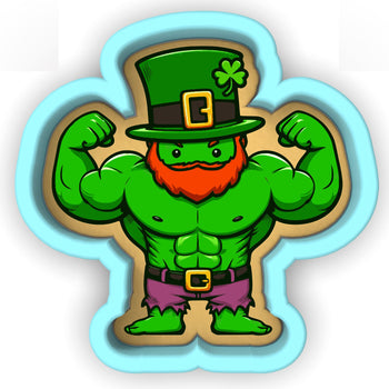 a cartoon character with a beard and a green hat
