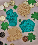 Leprechaun Hat Cookie Cutter | Stamp | Stencil #1 St Pats / July 4th Cookie Cutter Lady 
