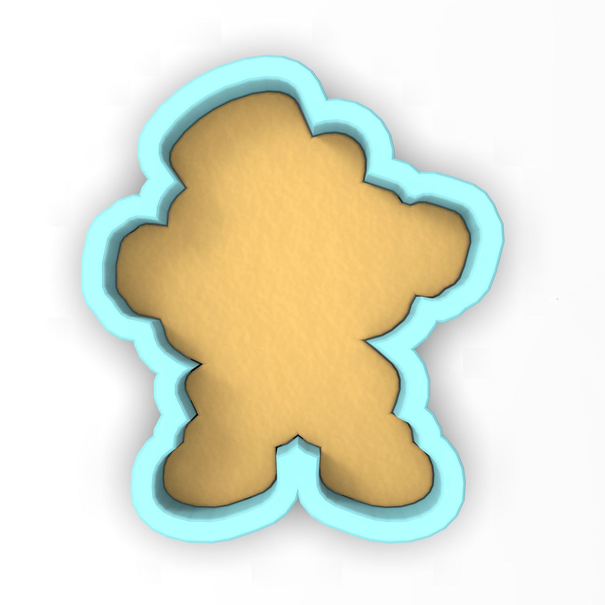 Leprechaun Lifting Weights 1 Cookie Cutter | Stamp | Stencil - SHARP EDGES - FAST Shipping - Choose Your Own Size! #1